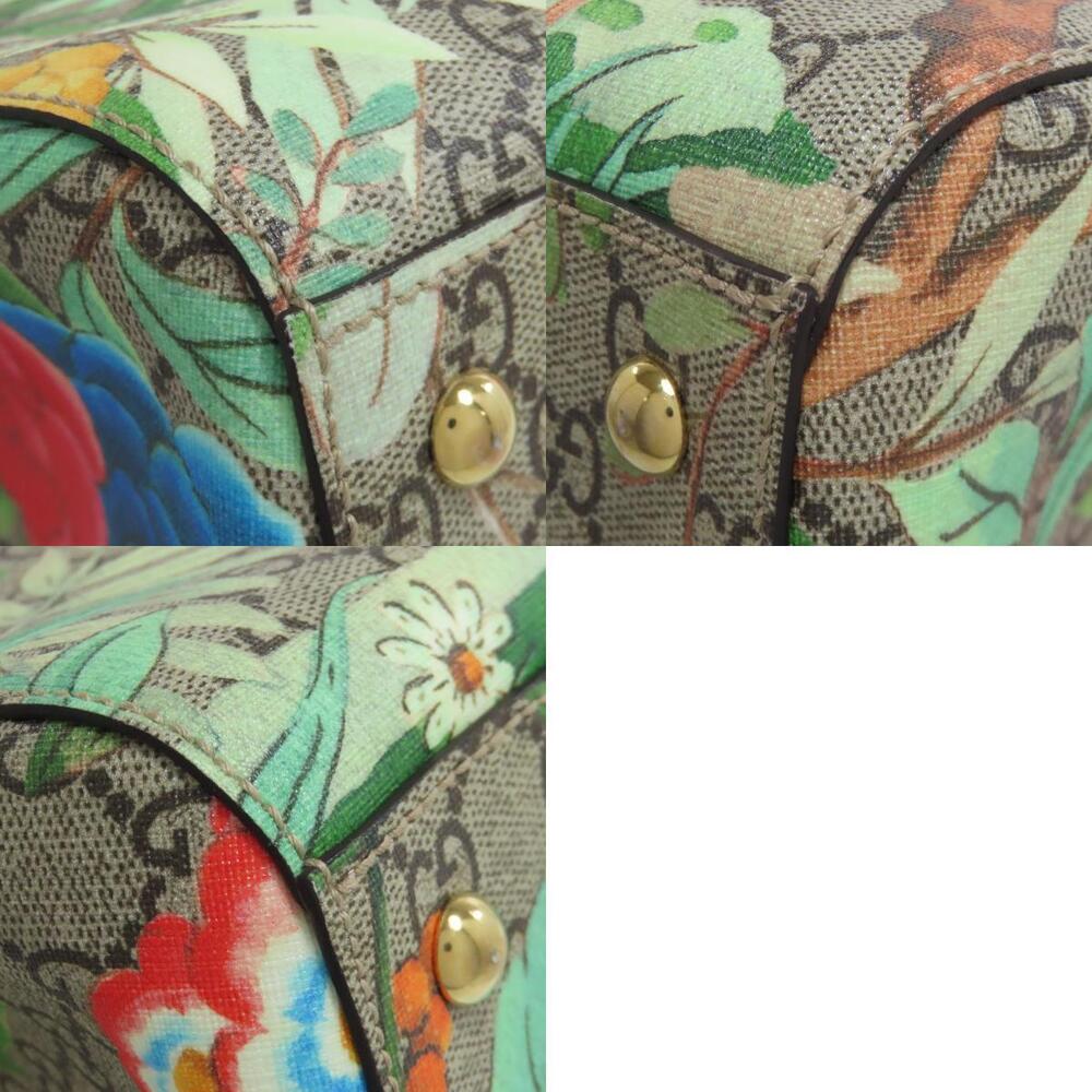Gucci Bamboo GG Bird Flower Handbag - Picture 10 of 11
